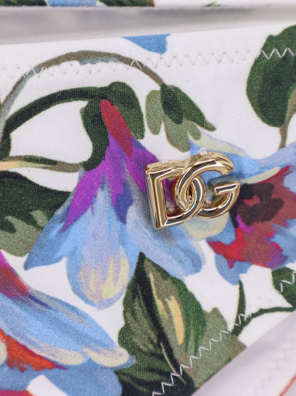 Nylon bikini with floral print thumbnail