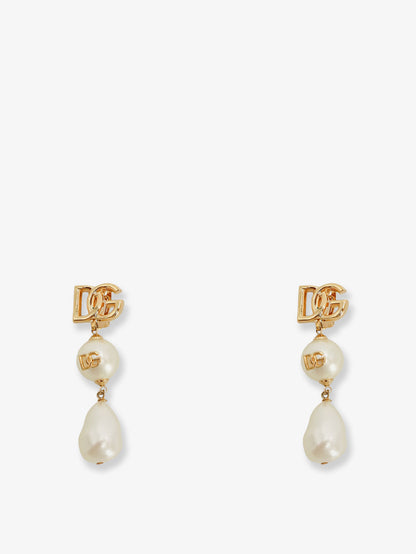 Brass earrings with DG logo thumbnail