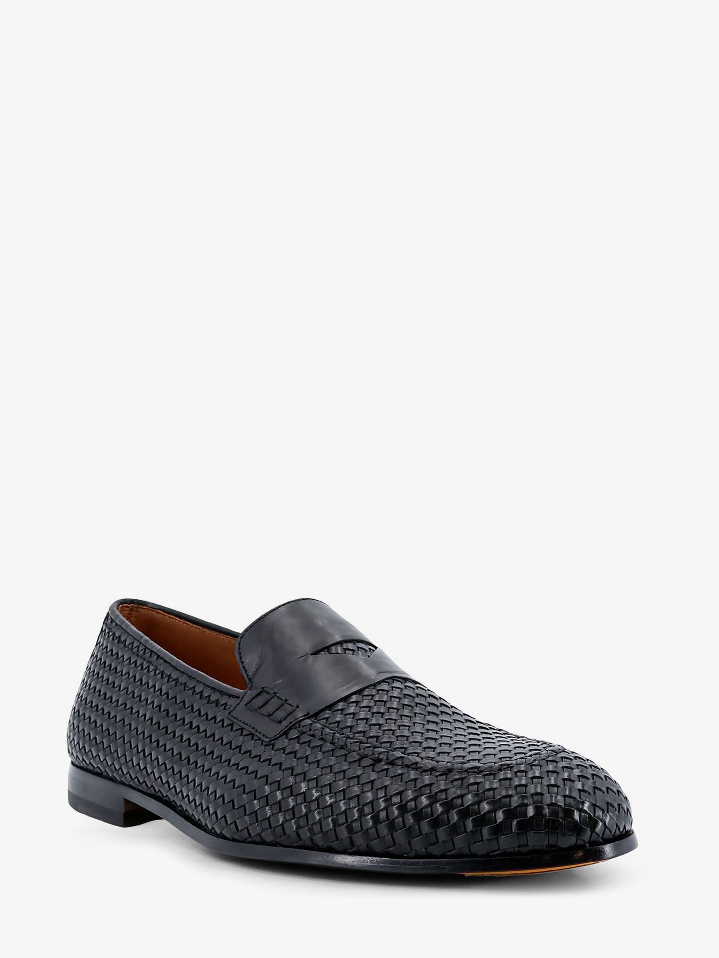 Braidy leather loafers