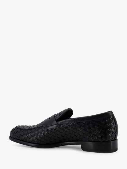 Adler leather loafers with woven pattern thumbnail