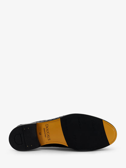 Adler leather loafers with woven pattern thumbnail