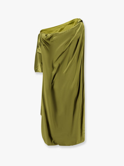Dalant silk dress with lateral knot thumbnail