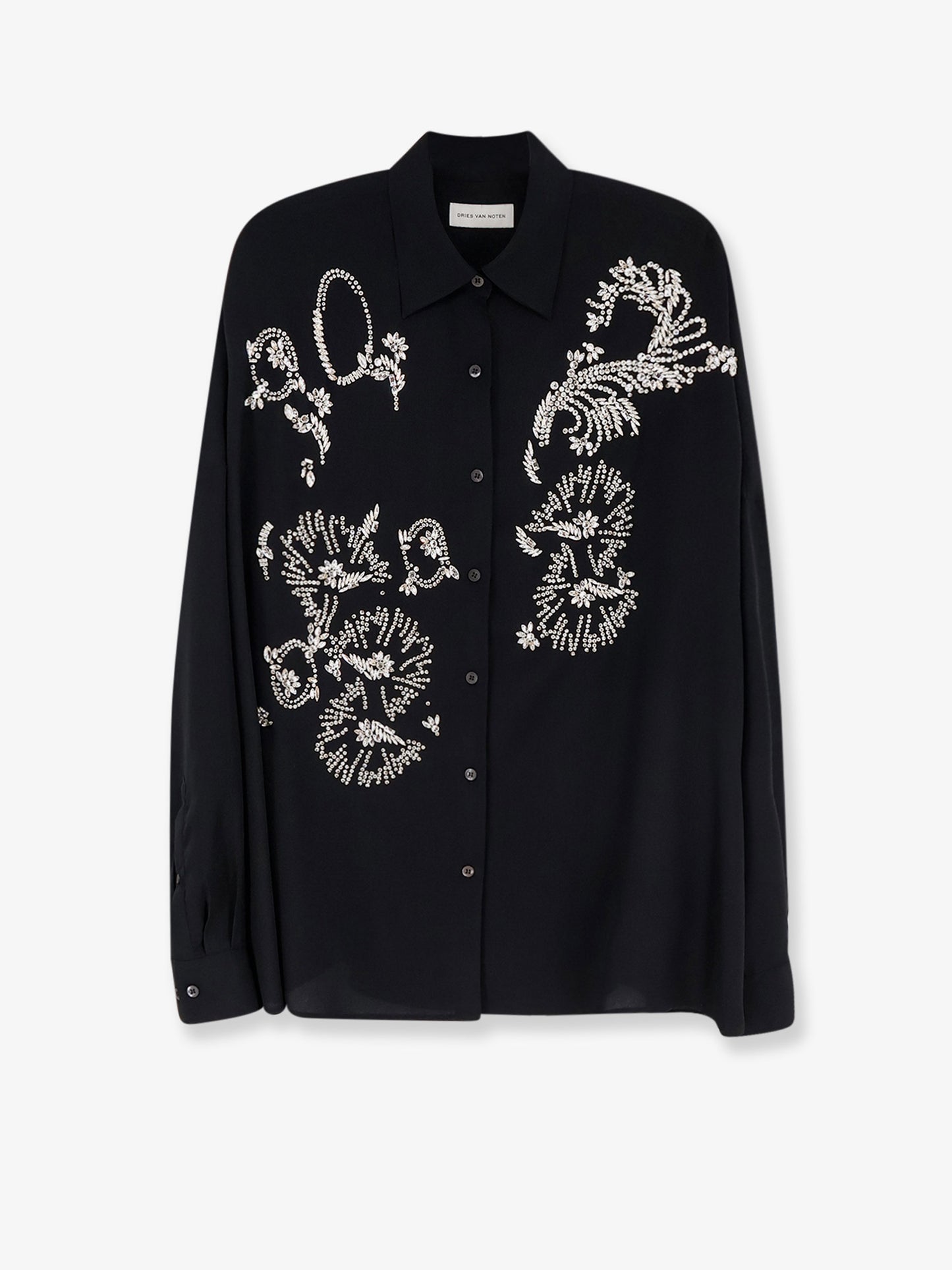 Casia shirt with rhinestones