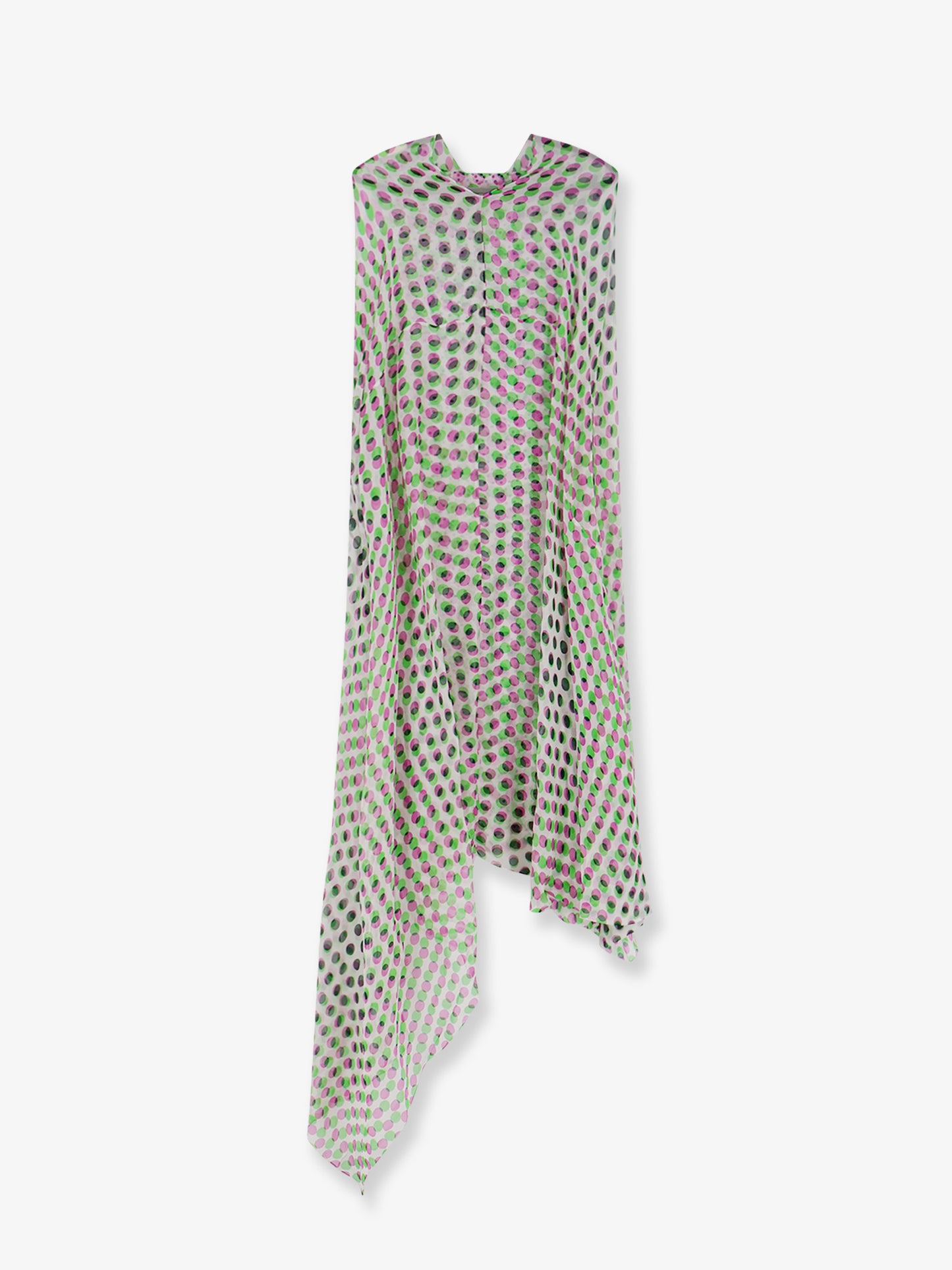 Multicolor silk dress