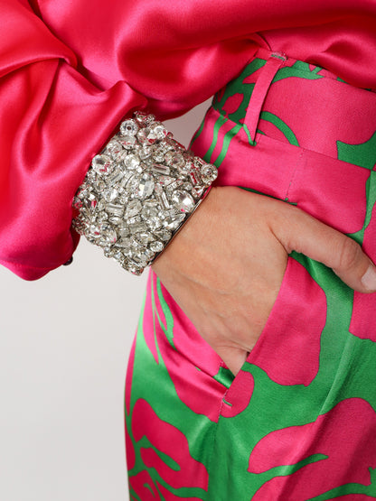Bracciale in ottone con cristalli thumbnail