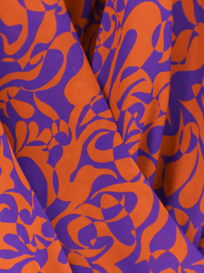 Camiel cotton shirt with multicolor print thumbnail
