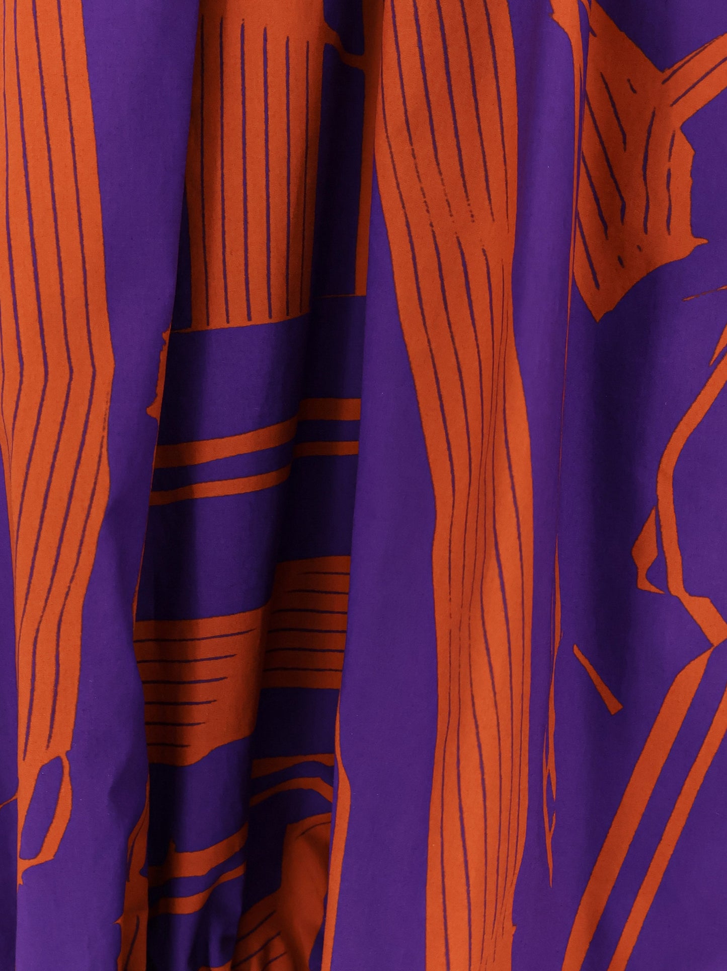 Catya cotton shirt with Crushed Stripe print