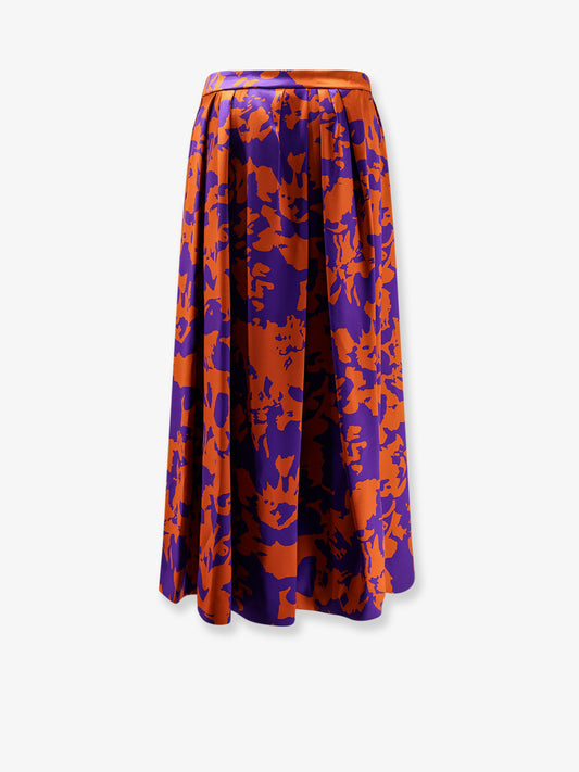 Soni skirt in printed viscose