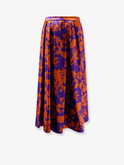 Soni skirt in printed viscose thumbnail