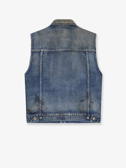 Sleeveless denim jacket thumbnail