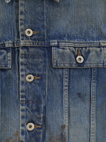 Sleeveless denim jacket thumbnail