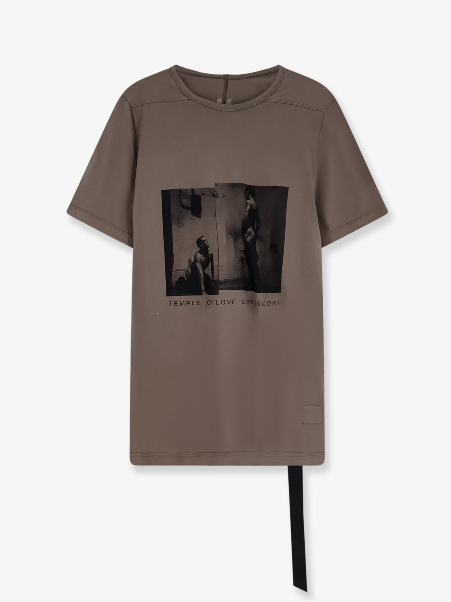 T-shirt in cotone con stampa Level frontale