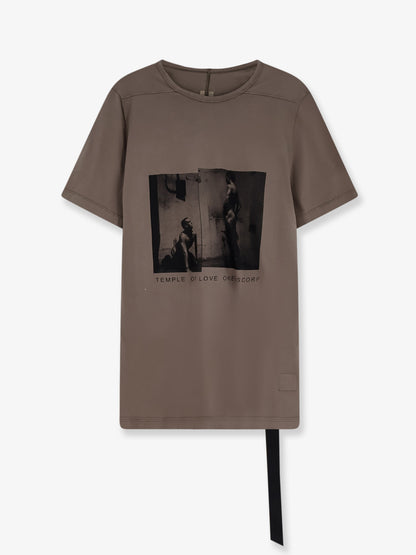 T-shirt in cotone con stampa Level frontale thumbnail