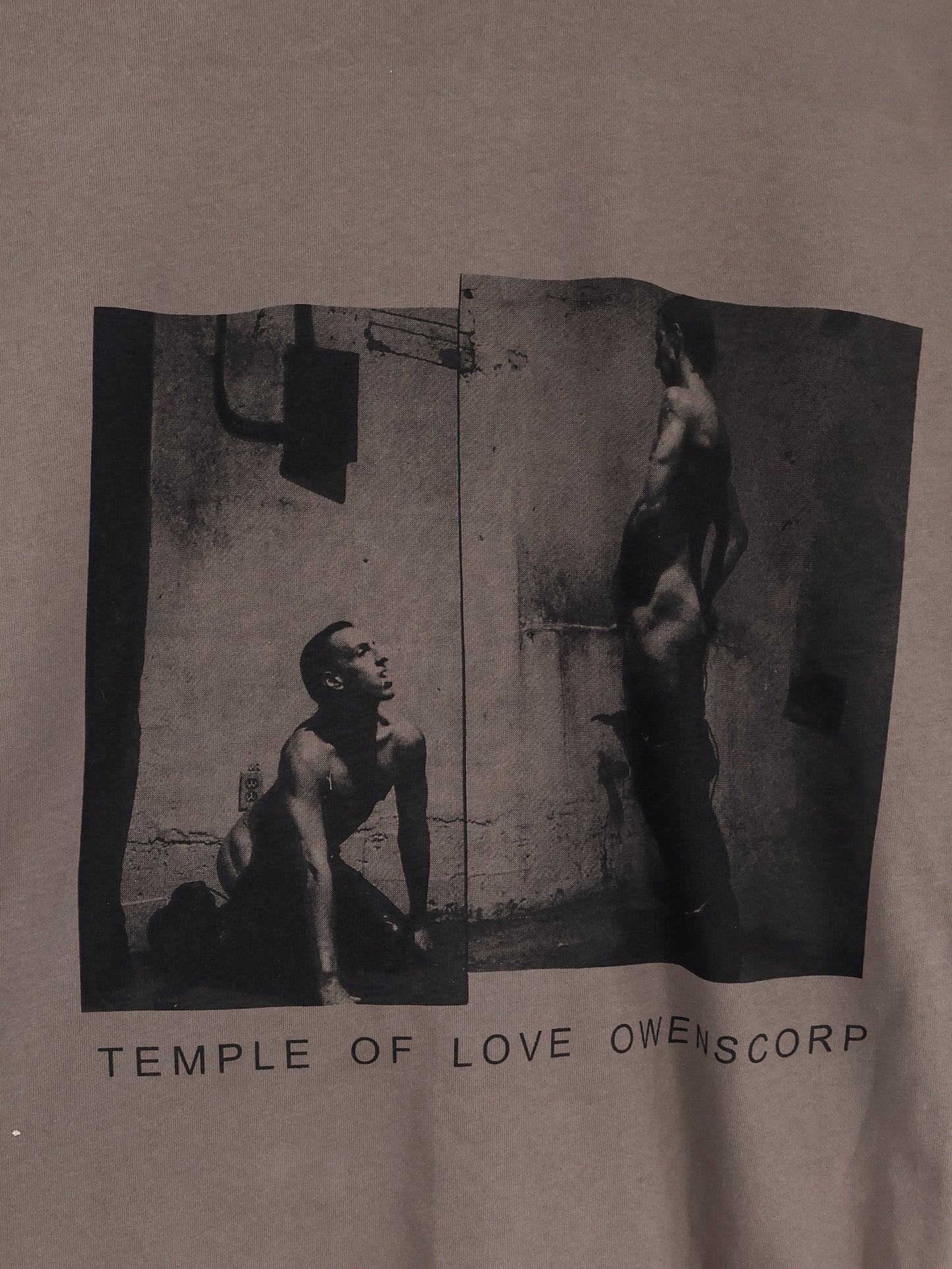 T-shirt in cotone con stampa Level frontale