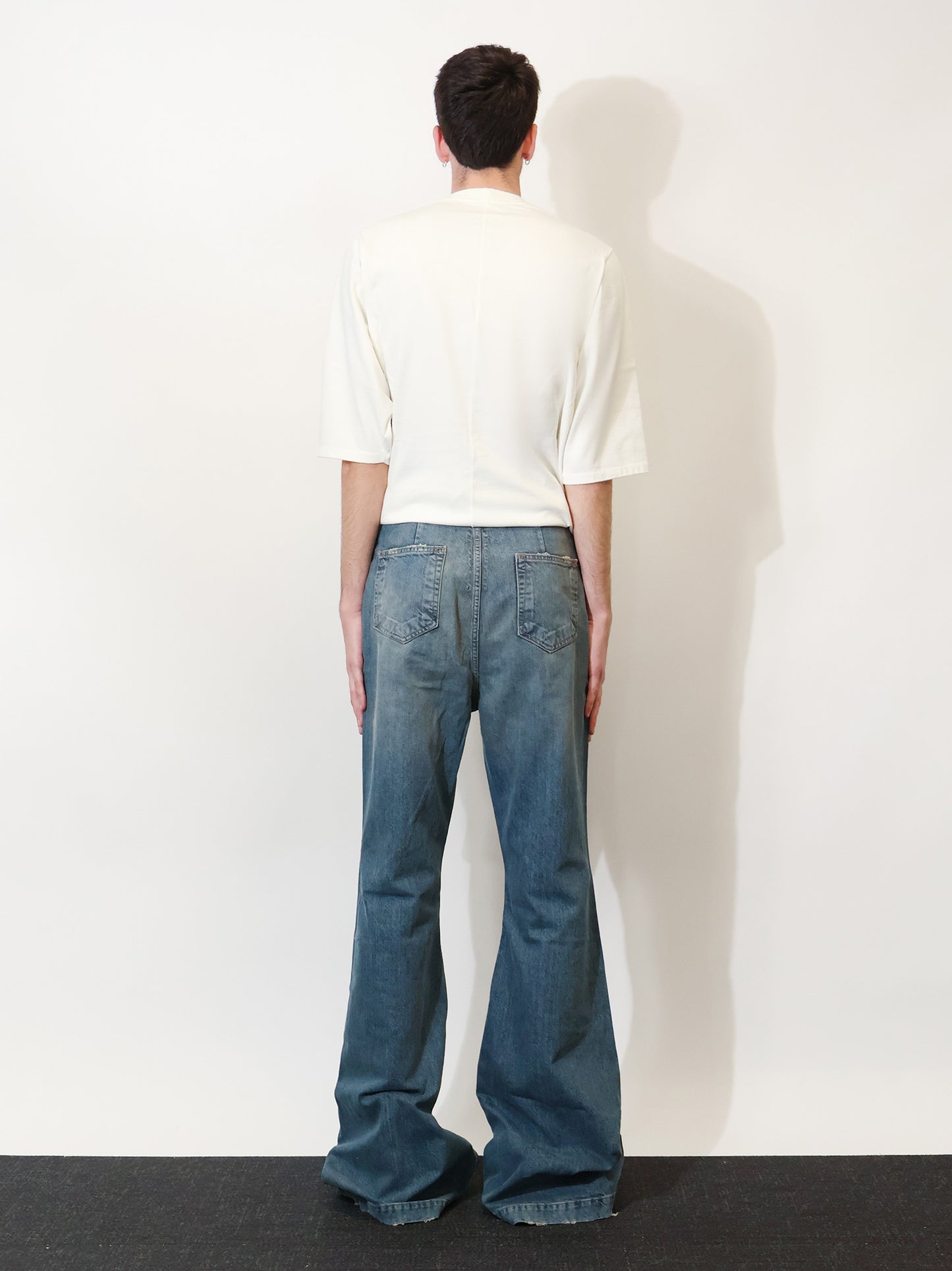 Blue denim jeans