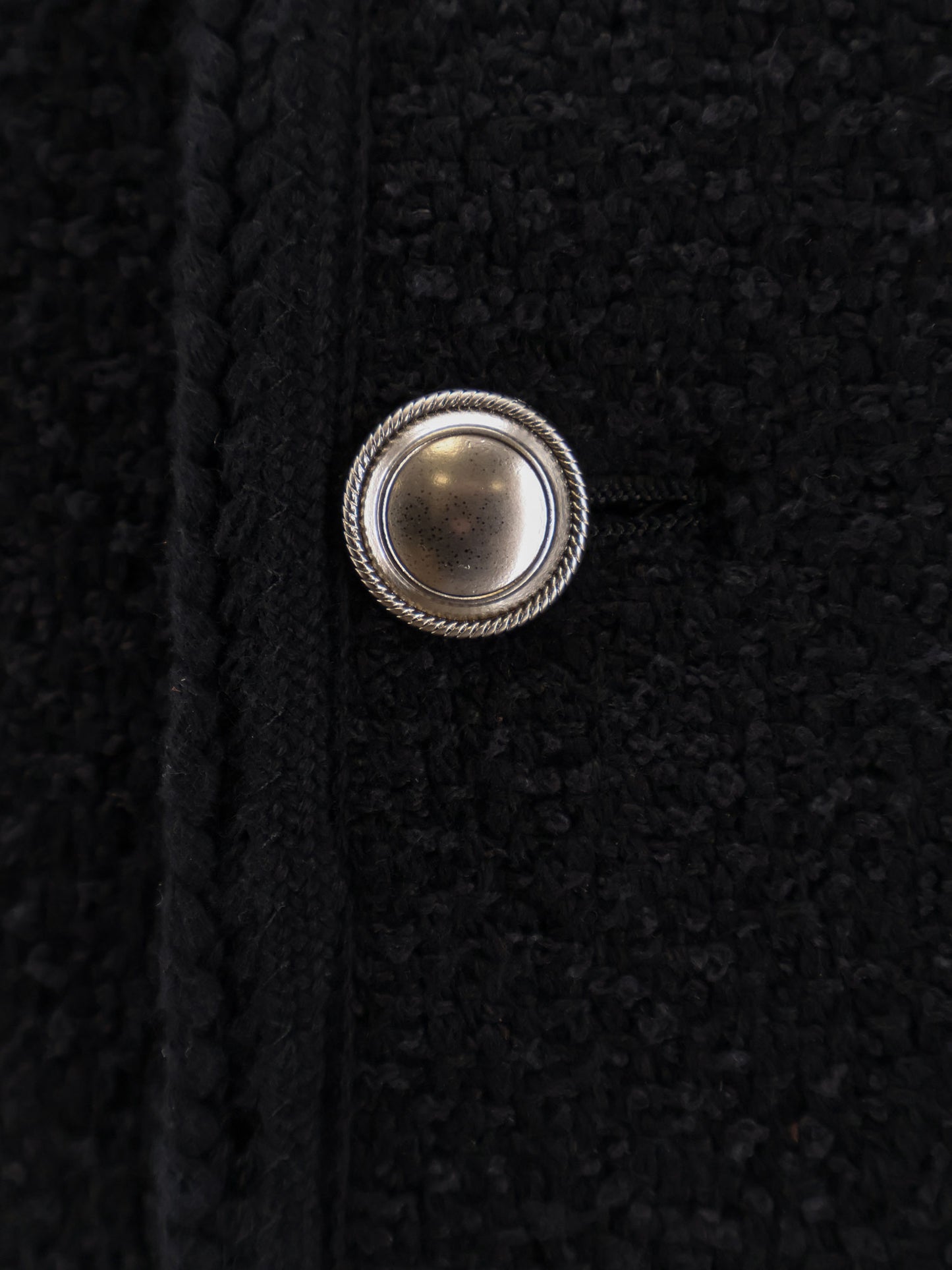 Unisex bouclé tweed blazer