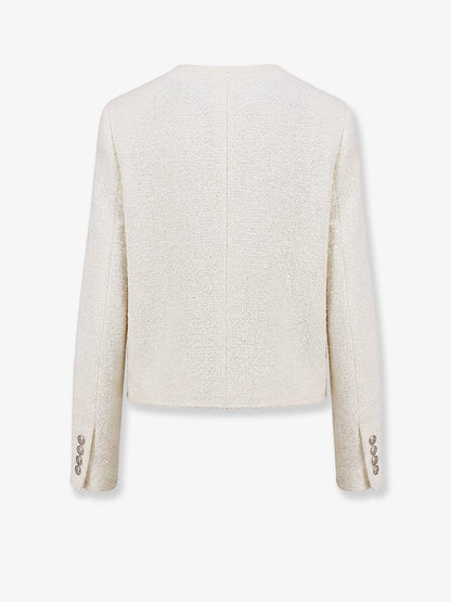 Unisex bouclé tweed blazer thumbnail