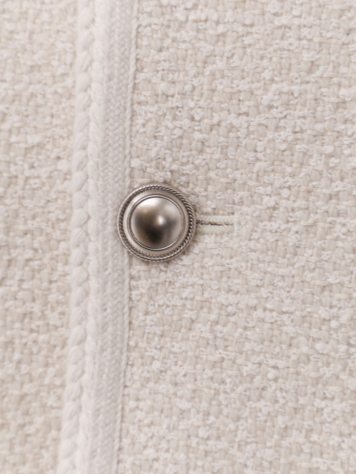 Unisex bouclé tweed blazer