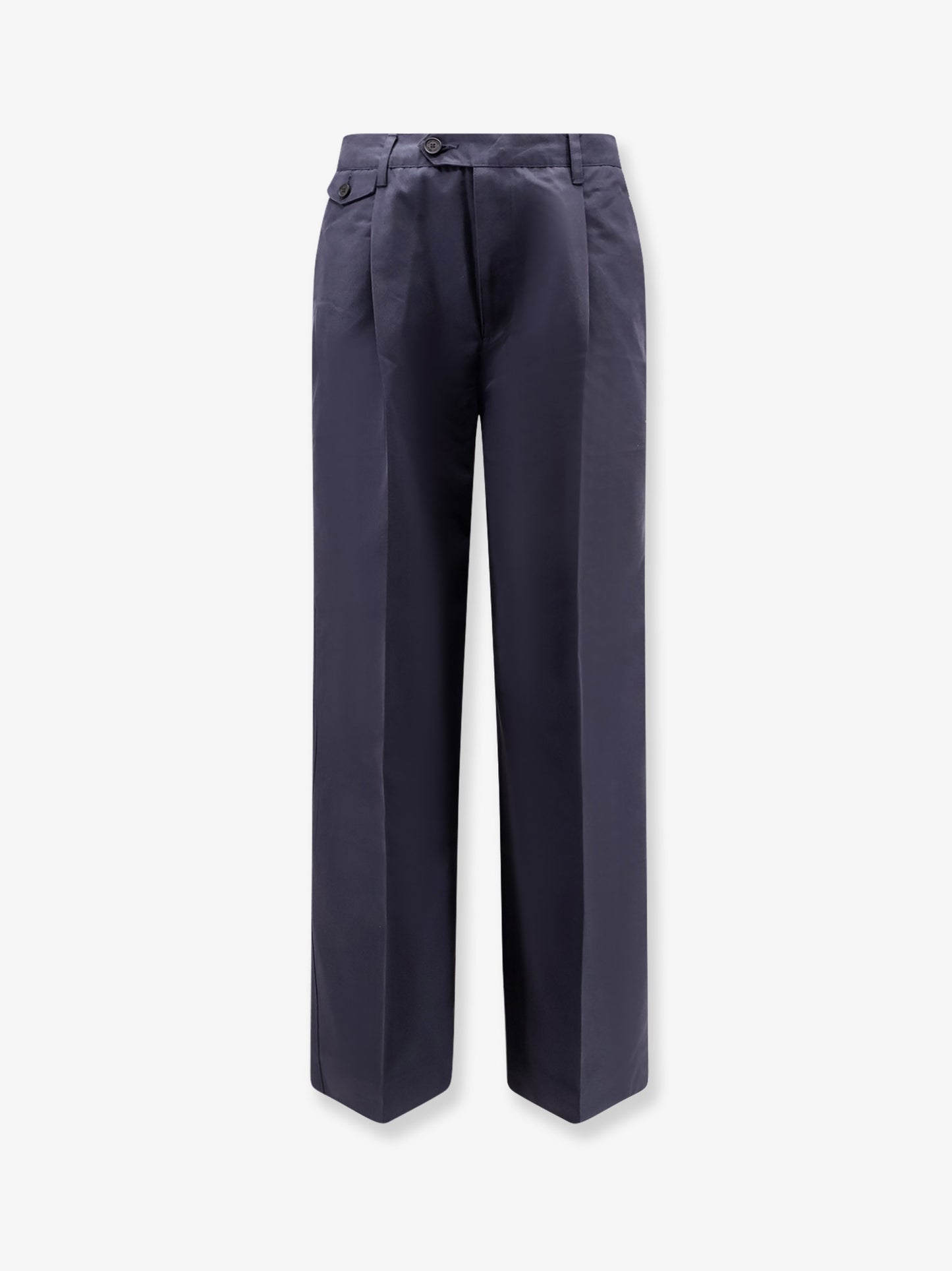 Pleated Chino Slacks Trousers