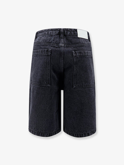 Back denim bermuda shorts thumbnail