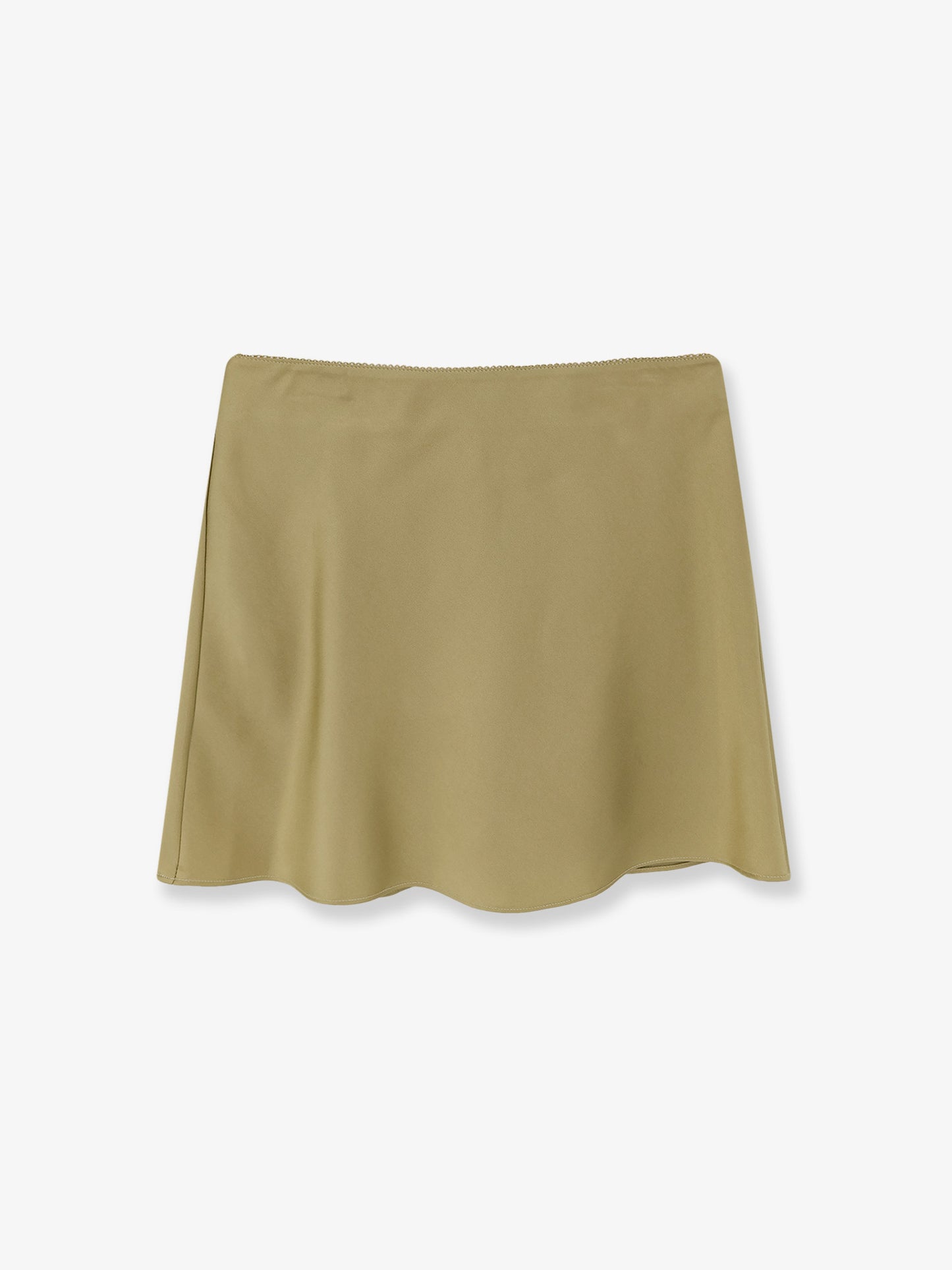 Satin skirt with shorts