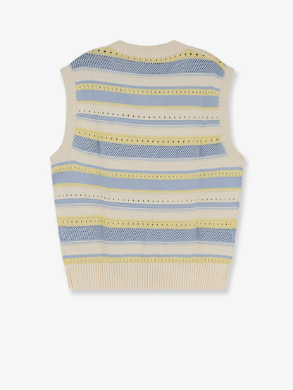 Unisex sleeveless cotton sweater thumbnail