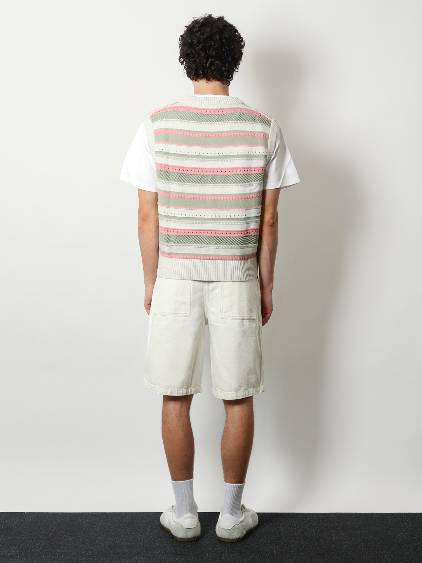 Unisex sleeveless cotton sweater