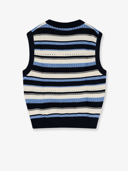 Unisex sleeveless cotton sweater thumbnail
