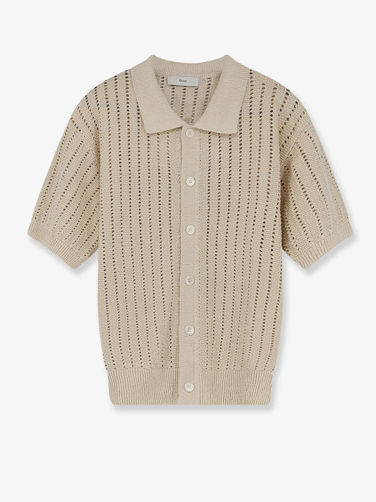 Openwork cotton cardigan