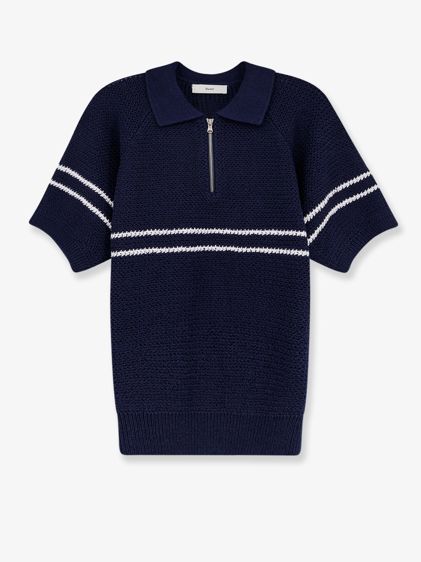 Half-Zip cotton blend sweater
