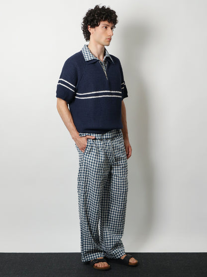 Half-Zip cotton blend sweater thumbnail