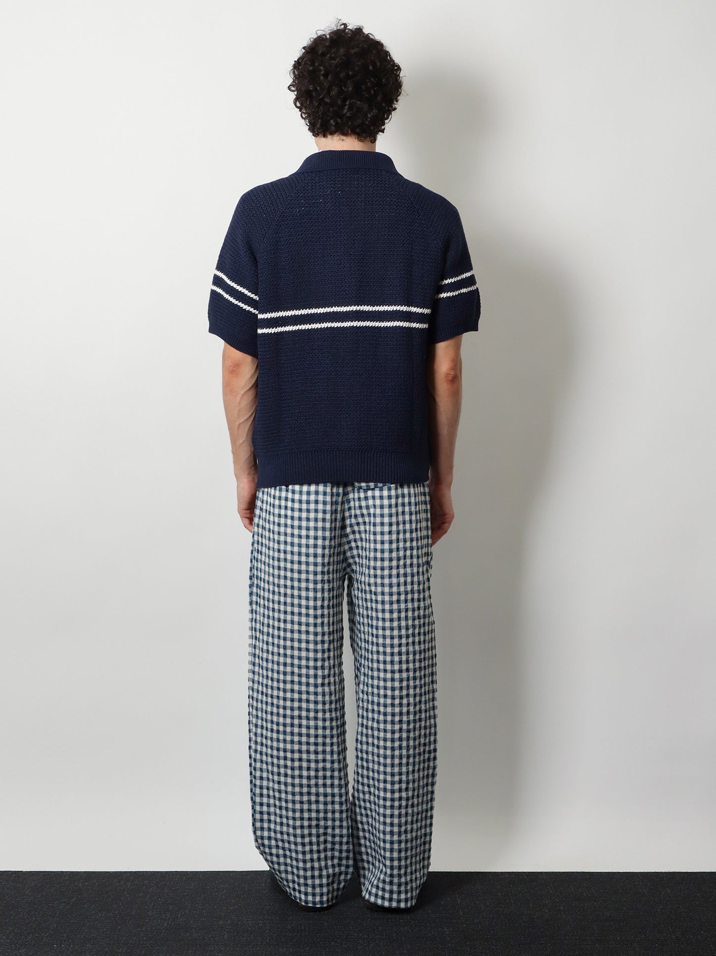 Half-Zip cotton blend sweater