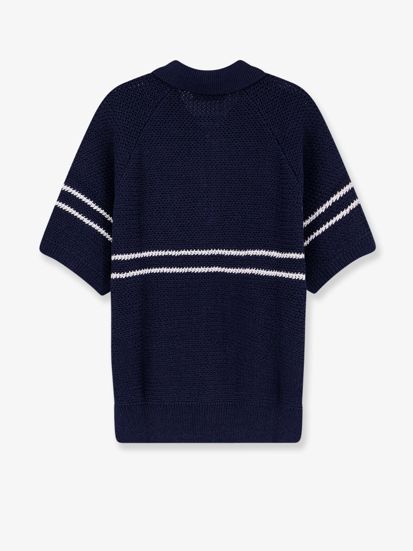 Half-Zip cotton blend sweater