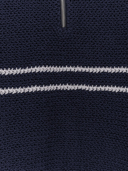 Half-Zip cotton blend sweater thumbnail
