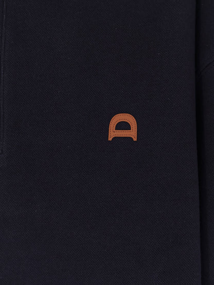 Cotton polo shirt with Logo patch thumbnail