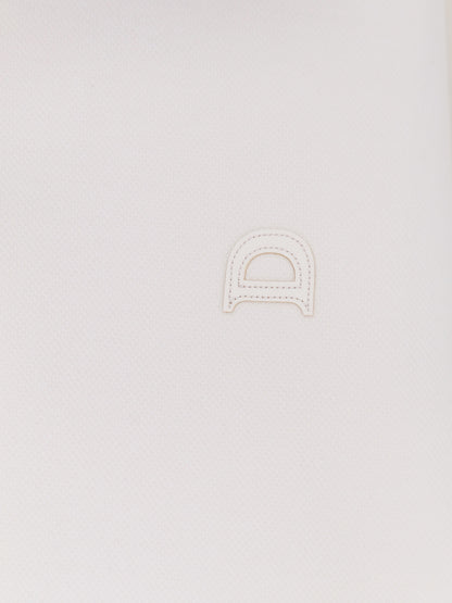 Unisex polo shirt with Logo patch thumbnail