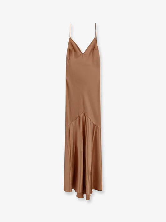 Daily satin long dress