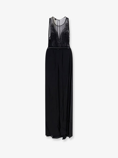 Red Carpet long dress with belt thumbnail