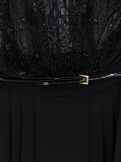 Red Carpet long dress with belt thumbnail