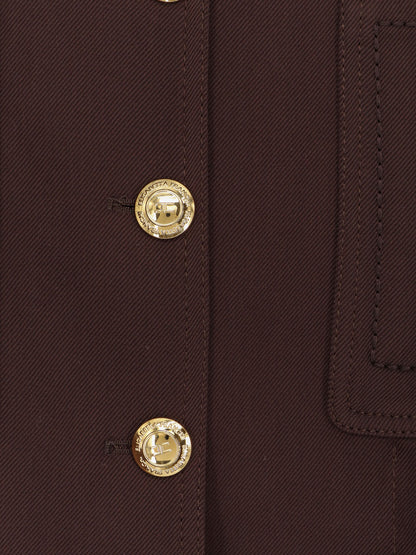 Cropped viscose jacket thumbnail