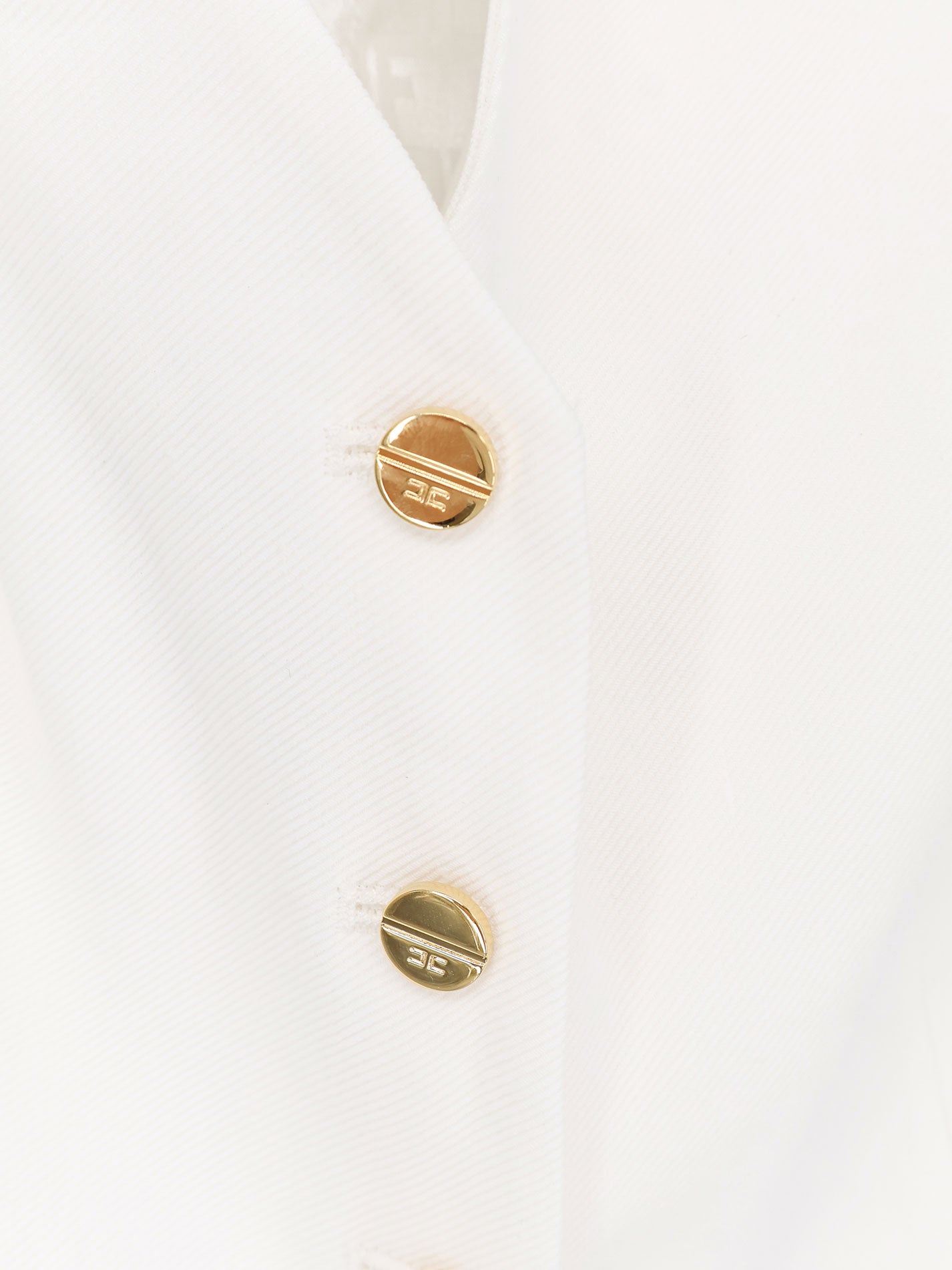 Linen and viscose vest