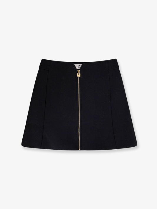 Daily mini skirt with zip