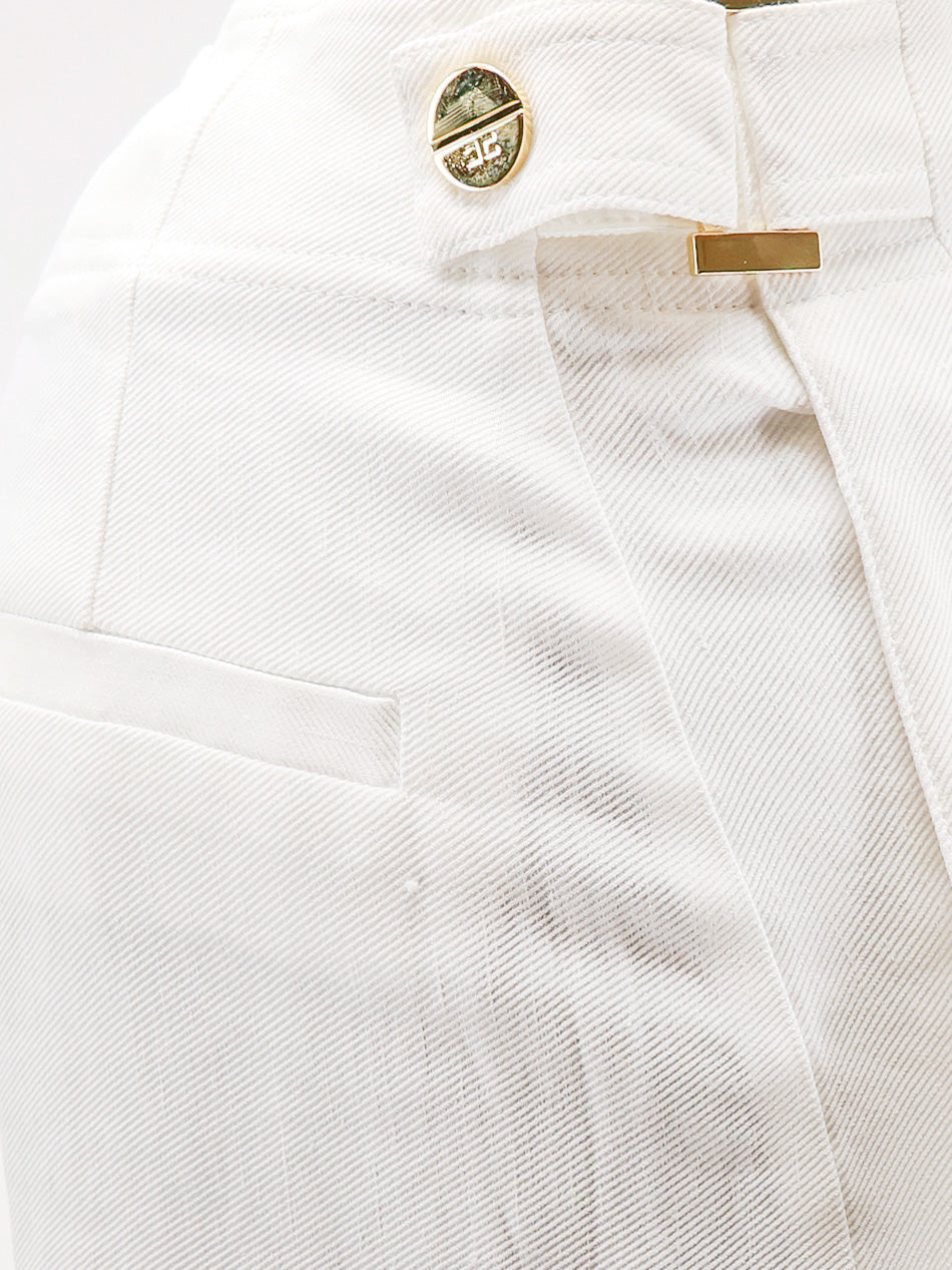 Pantaloni Daily in lino e viscosa