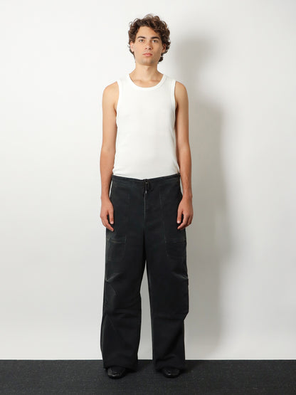 Ribbed cotton tank top thumbnail