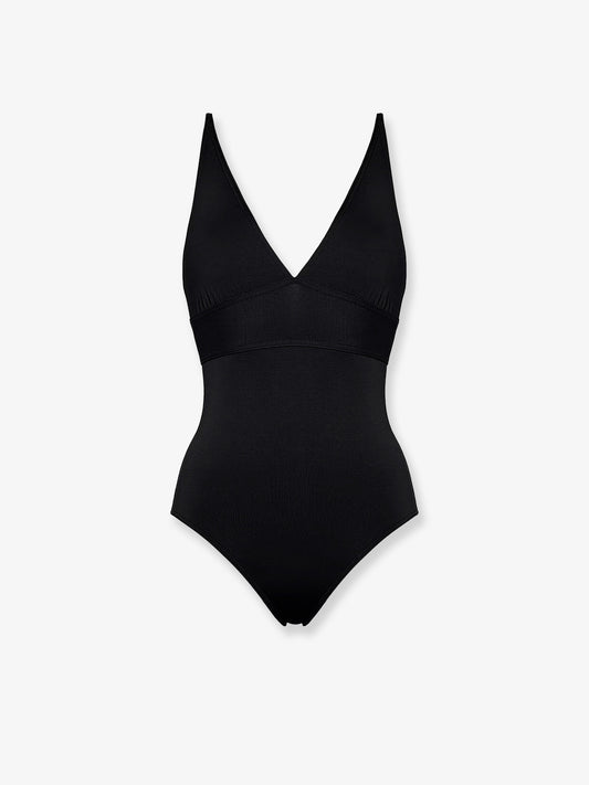 Larcin lycra one piece swimsuit