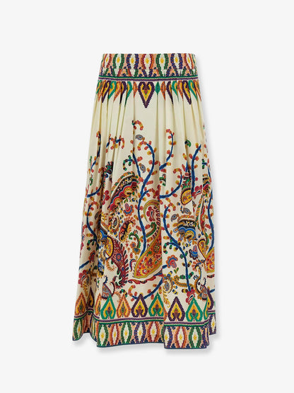 Multicolor cotton skirt thumbnail