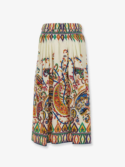 Multicolor cotton skirt thumbnail