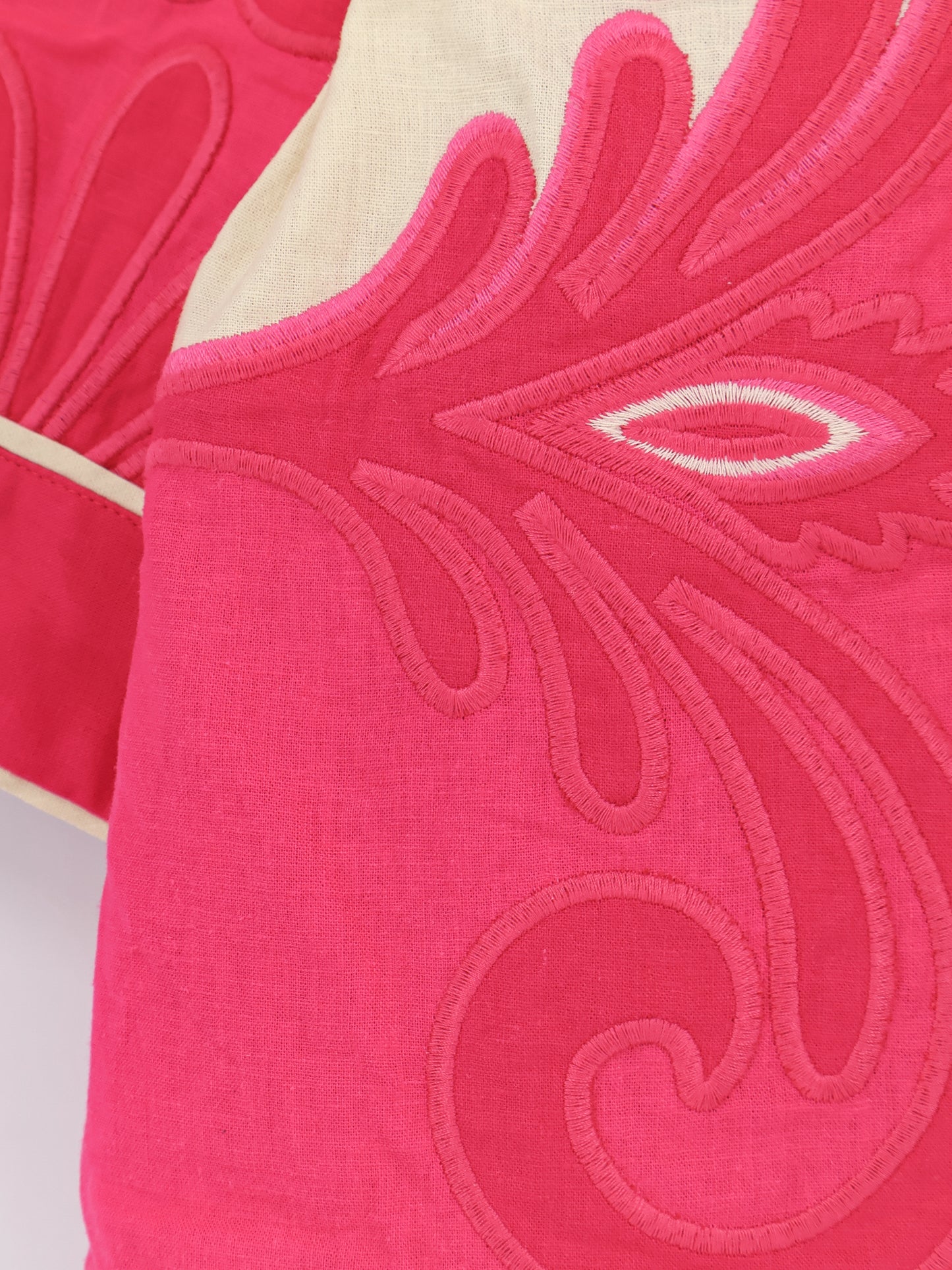 Linen and viscose blend kimono