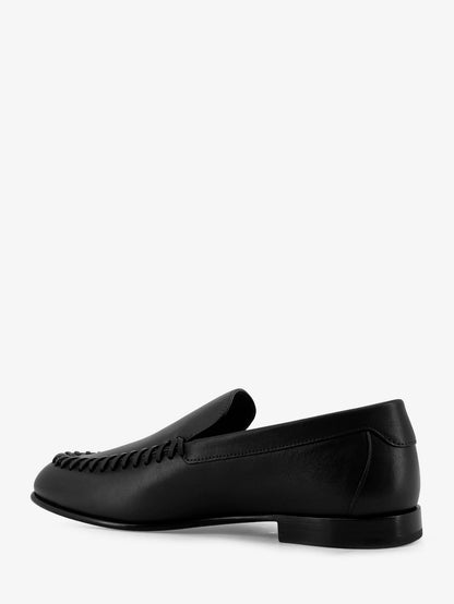 Leather loafers with metal FF logo thumbnail
