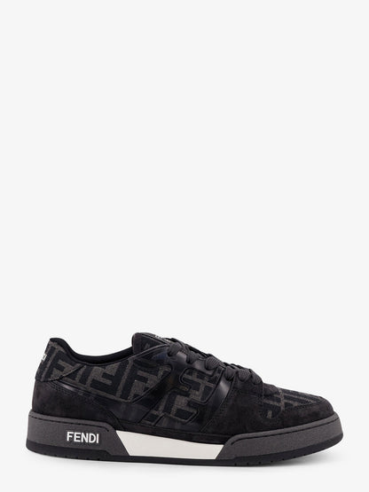 Fendi Match sneakers in FF jacquard fabric and suede thumbnail